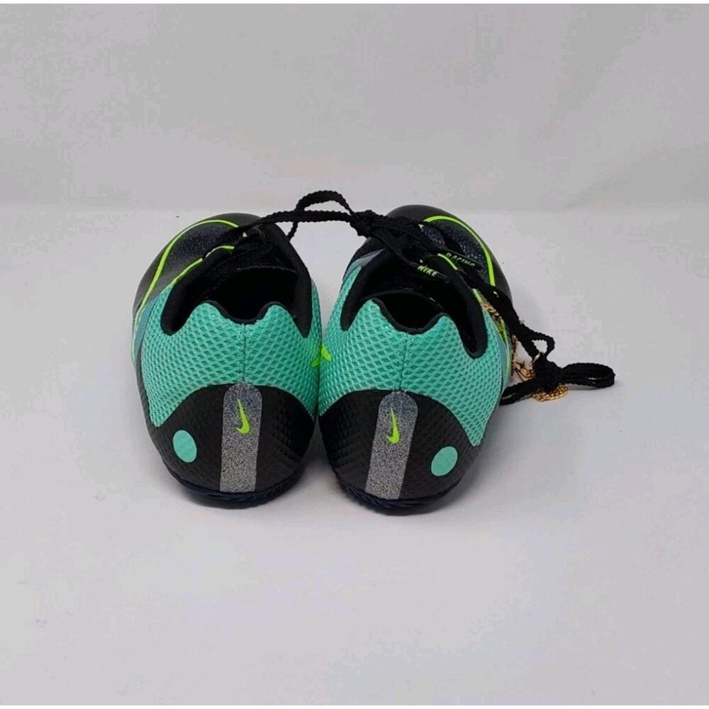 Nike Zoom Rival Sprint Track Spikes Black Green Blue Sz 7 Women/5.5 Men - Picture 5 of 16